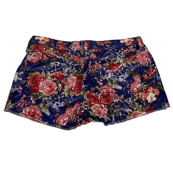Alicia + Megan Floral Cut-Off Shorts Size M NWOT - Picture 2 of 7